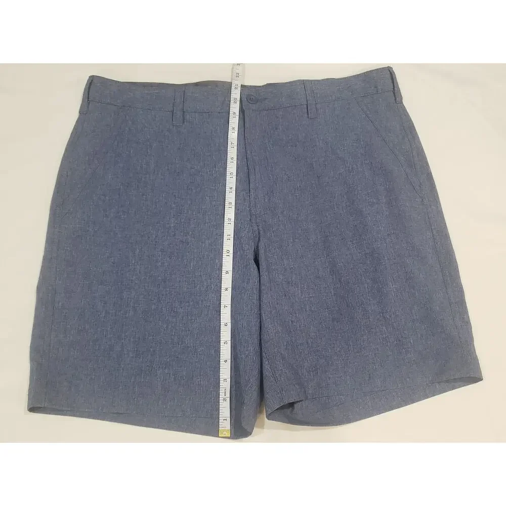 Croft & Borrow Blue Stretch Fabric Quick Dry Light Weight Shorts BNWT | Size 38